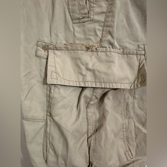 VOLCOM Amphibian Khaki Cargo Outdoor Hiking Athletic Shorts - Picture 9 of 11